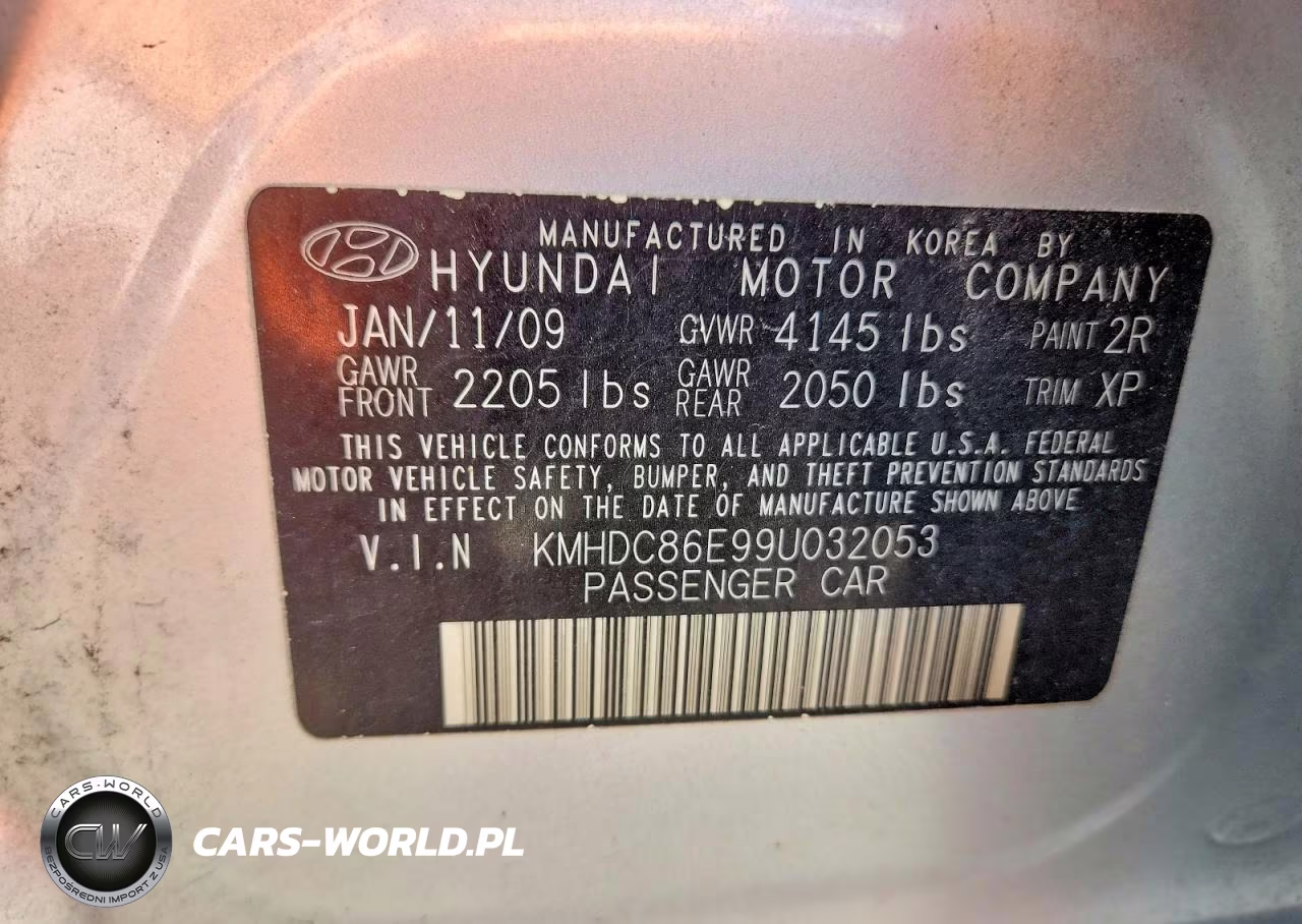 2009 Hyundai Elantra Touring VIN:KMHDC86E99U032053 - 14