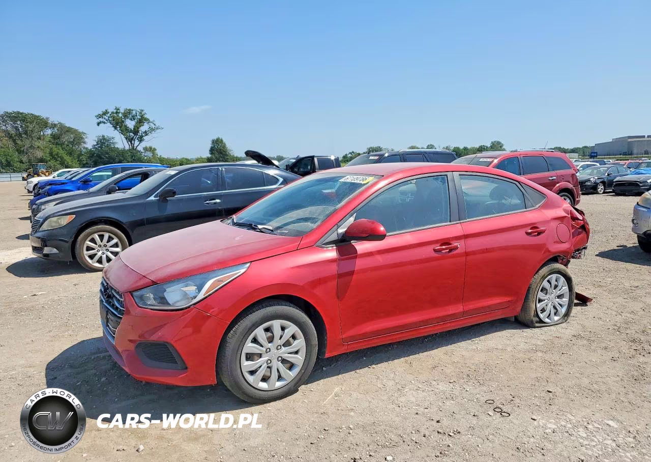 2022 Hyundai Accent Se VIN:3KPC24A67NE176916 - 1