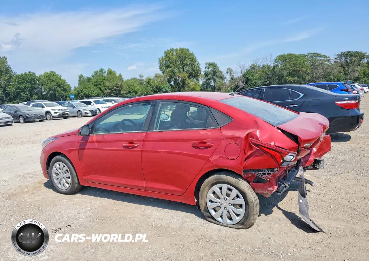 2022 Hyundai Accent Se VIN:3KPC24A67NE176916 - 2