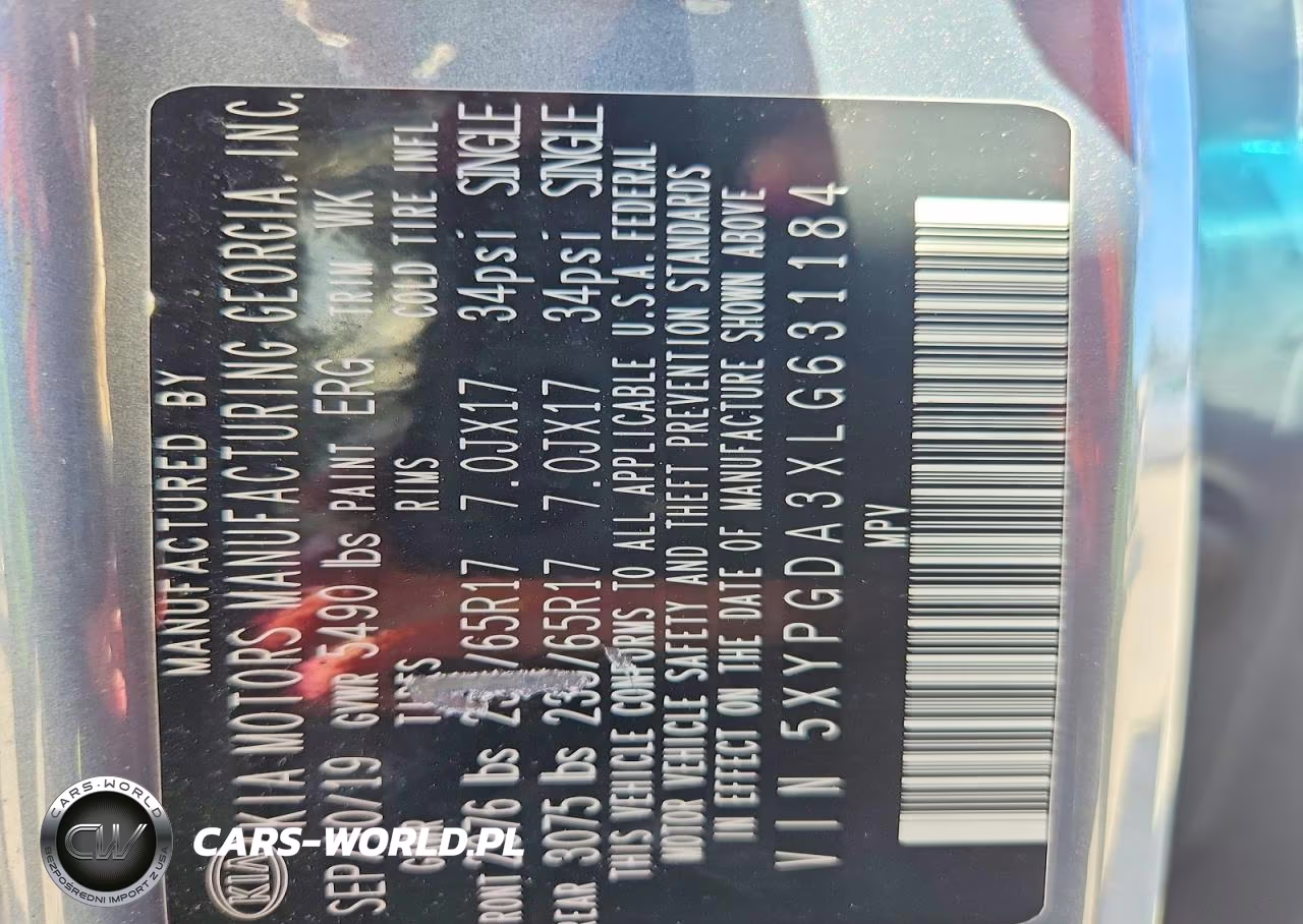 2020 Kia Sorento Lx VIN:5XYPGDA3XLG631184 - 13