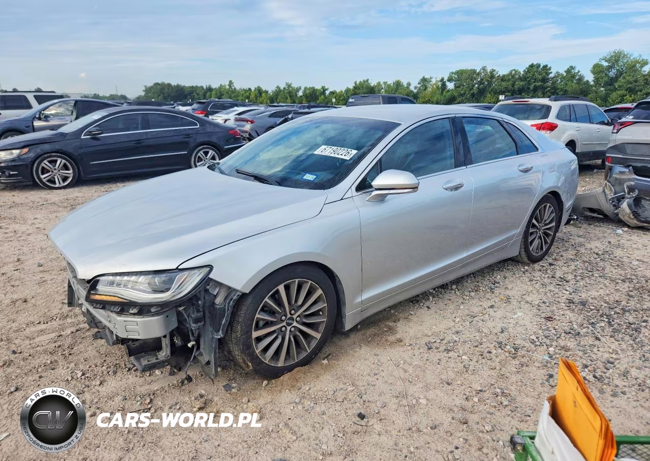 2017 Lincoln Mkz Select VIN:3LN6L5C95HR663869 - 1