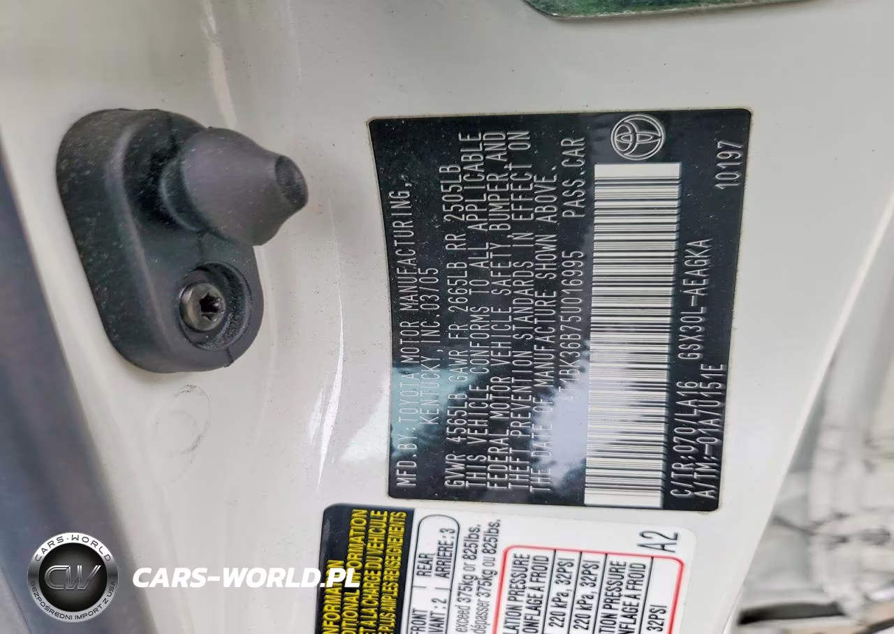 2005 Toyota Avalon Xls VIN:4T1BK36B75U016995 - 12