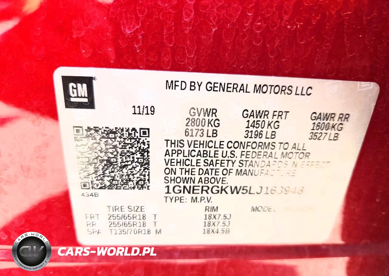 2020 Chevrolet Traverse Lt VIN:1GNERGKW5LJ163948 - 13