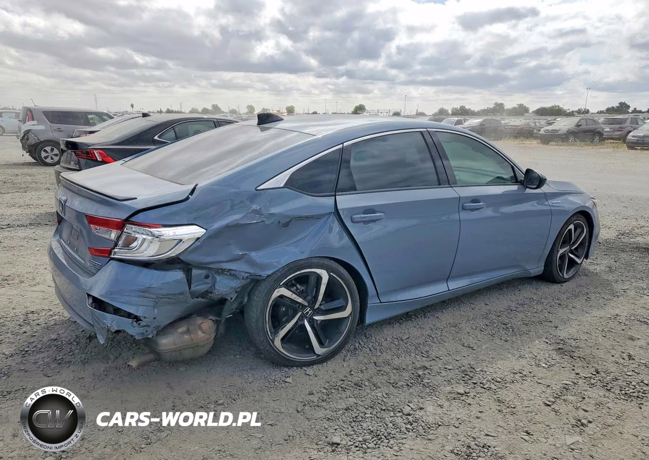 2022 Honda Accord Hybrid Sport VIN:1HGCV3F2XNA018680 - 3