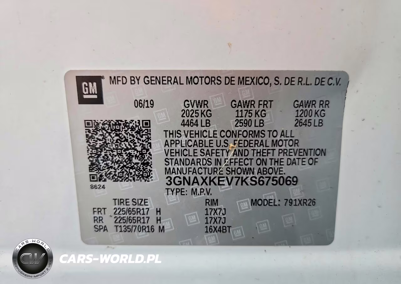 2019 Chevrolet Equinox Lt VIN:3GNAXKEV7KS675069 - 13