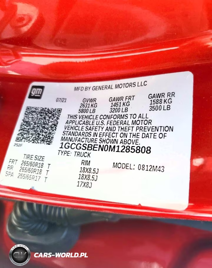 2021 Chevrolet Colorado VIN:1GCGSBEN0M1285808 - 12