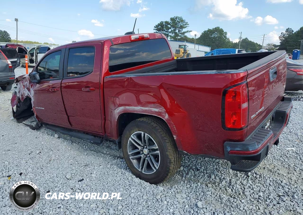 2021 Chevrolet Colorado VIN:1GCGSBEN0M1285808 - 2