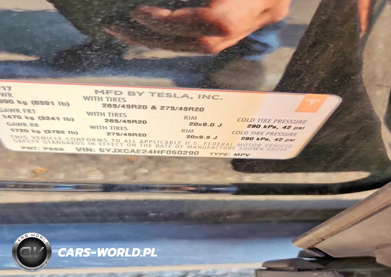 2017 Tesla Model X VIN:5YJXCAE24HF050290 - 13