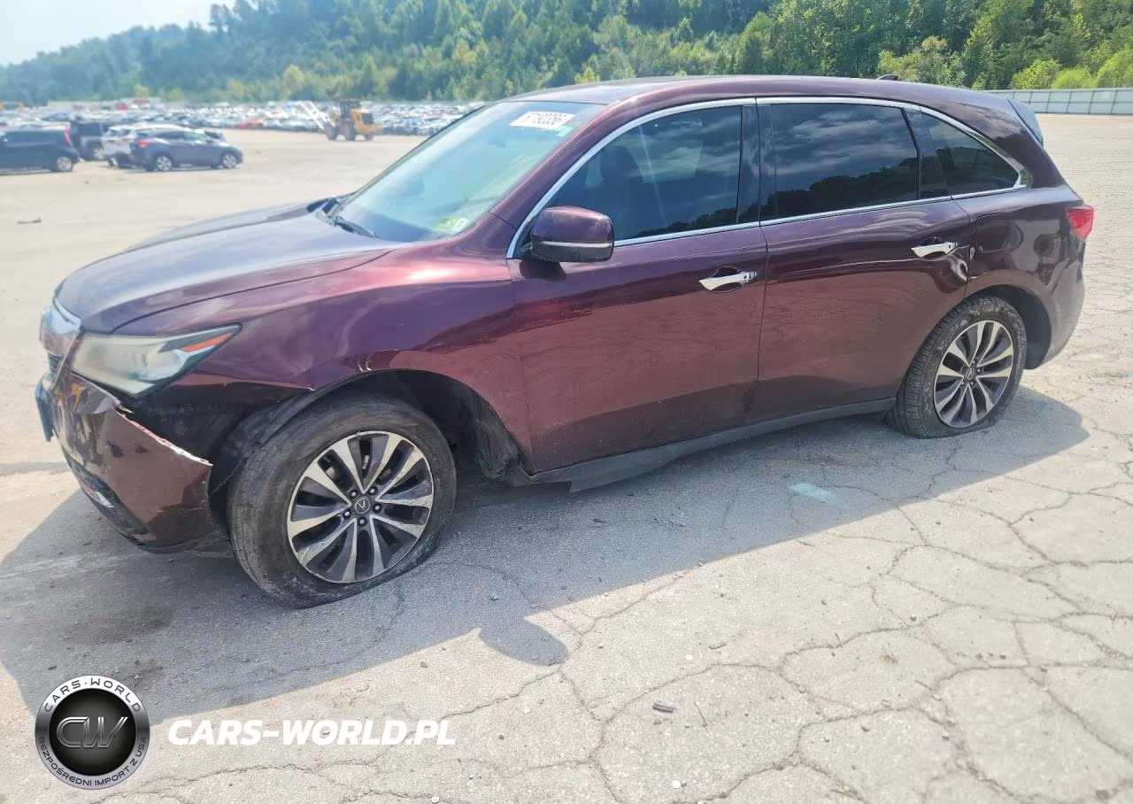 2016 Acura Mdx Technology VIN:5FRYD4H42GB062760 - 1