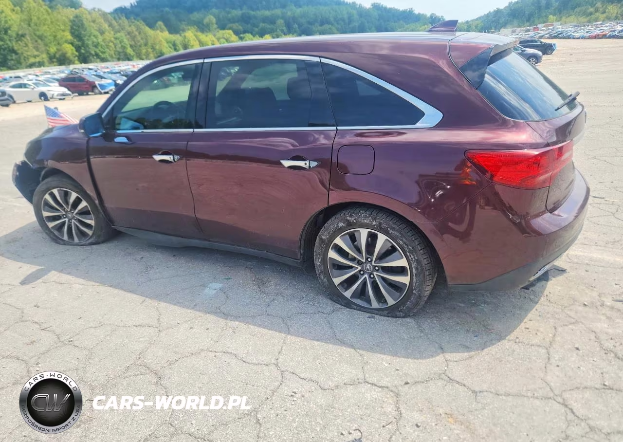 2016 Acura Mdx Technology VIN:5FRYD4H42GB062760 - 2