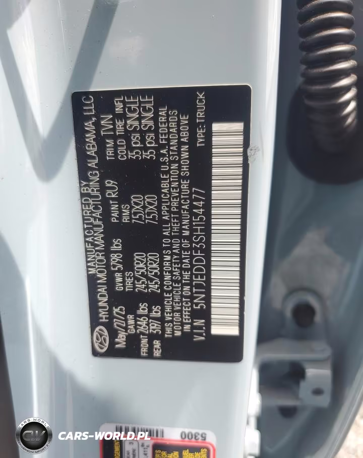 2025 Hyundai Santa Cruz Limited VIN:5NTJEDDF3SH154477 - 13