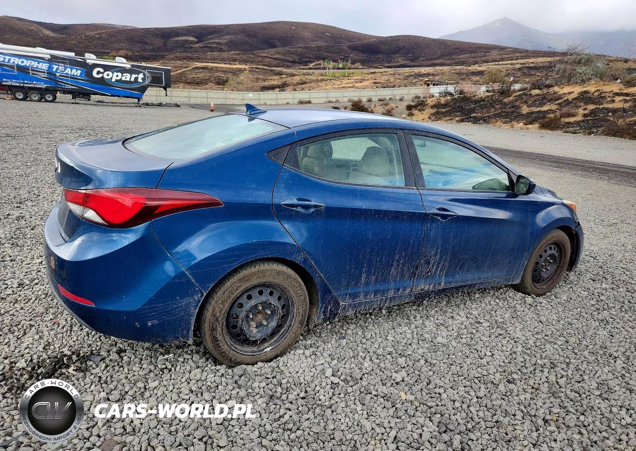 2015 Hyundai Elantra Se VIN:KMHDH4AE0FU348423 - 3