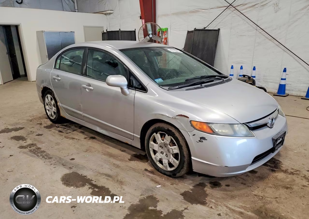 2008 Honda Civic Lx VIN:2HGFA16548H344407 - 4