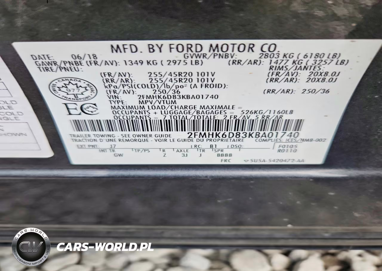 2019 Ford Flex Limited VIN:2FMHK6D83KBA01740 - 13