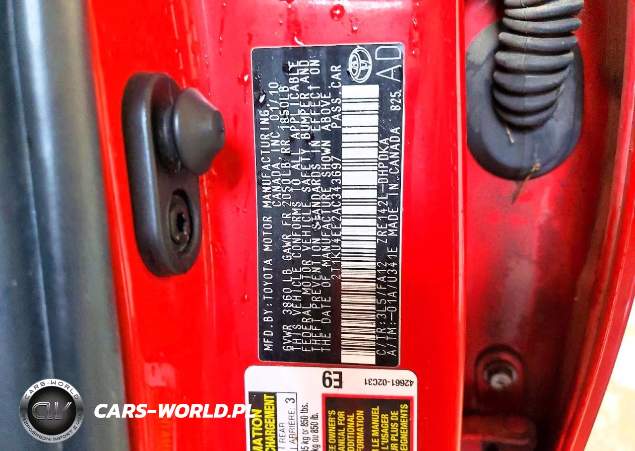 2010 Toyota Matrix Base VIN:2T1KU4EE2AC343697 - 12