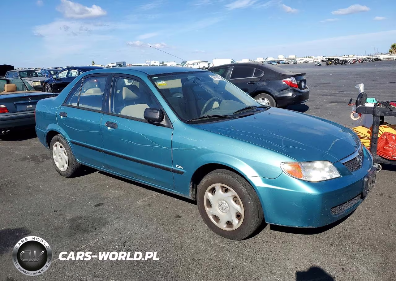 2001 Mazda Protege Dx VIN:JM1BJ222810440405 - 4