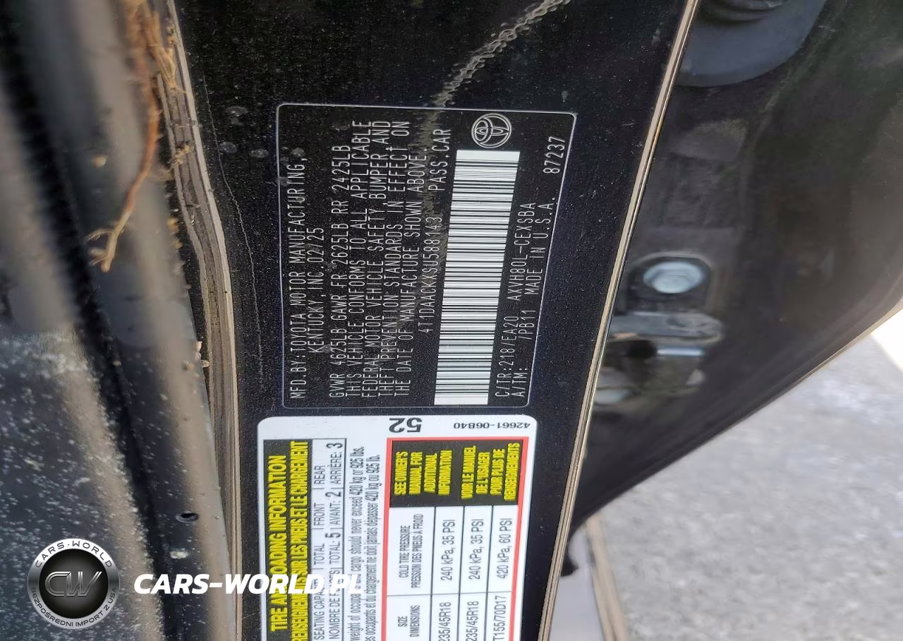 2025 Toyota Camry Se VIN:4T1DAACKXSU588143 - 12