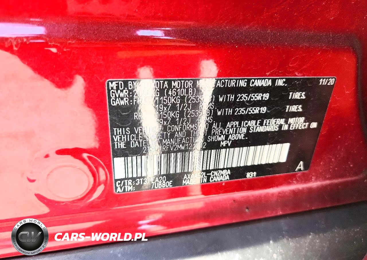 2021 Toyota Rav4 Xle Premium VIN:2T3C1RFV2MW121812 - 13