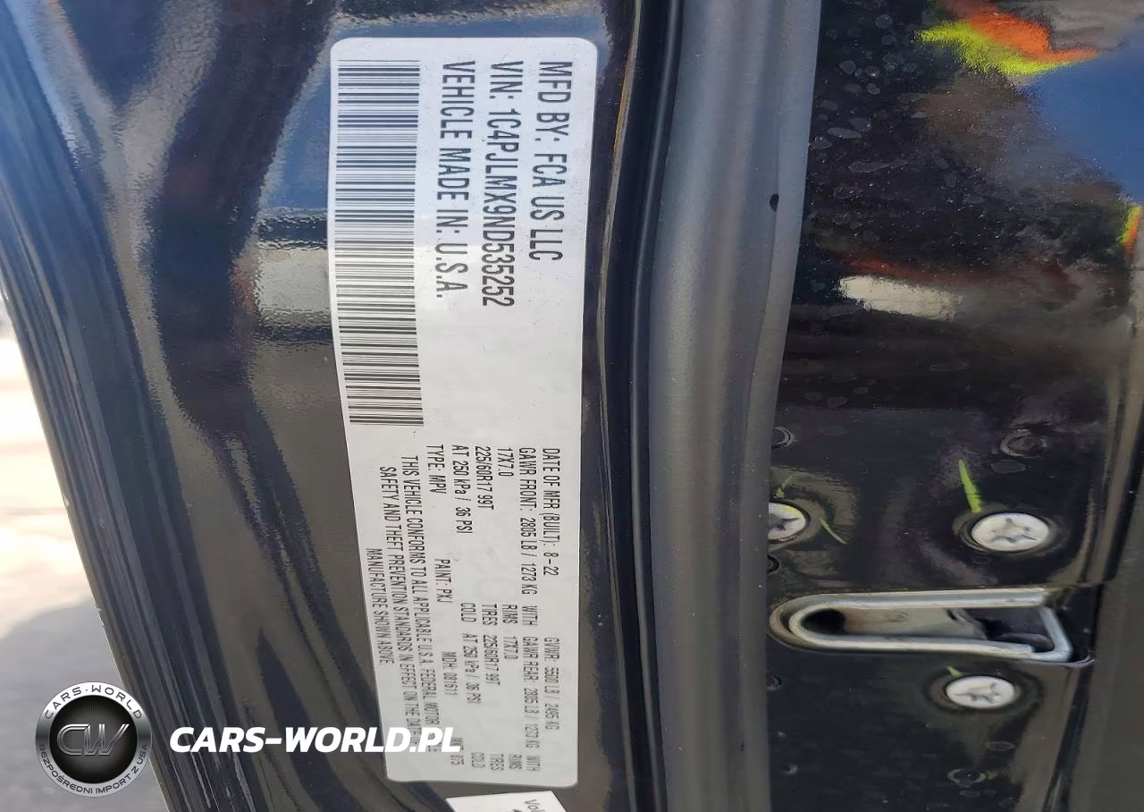2022 Jeep Cherokee Latitude Lux VIN:1C4PJLMX9ND535252 - 12