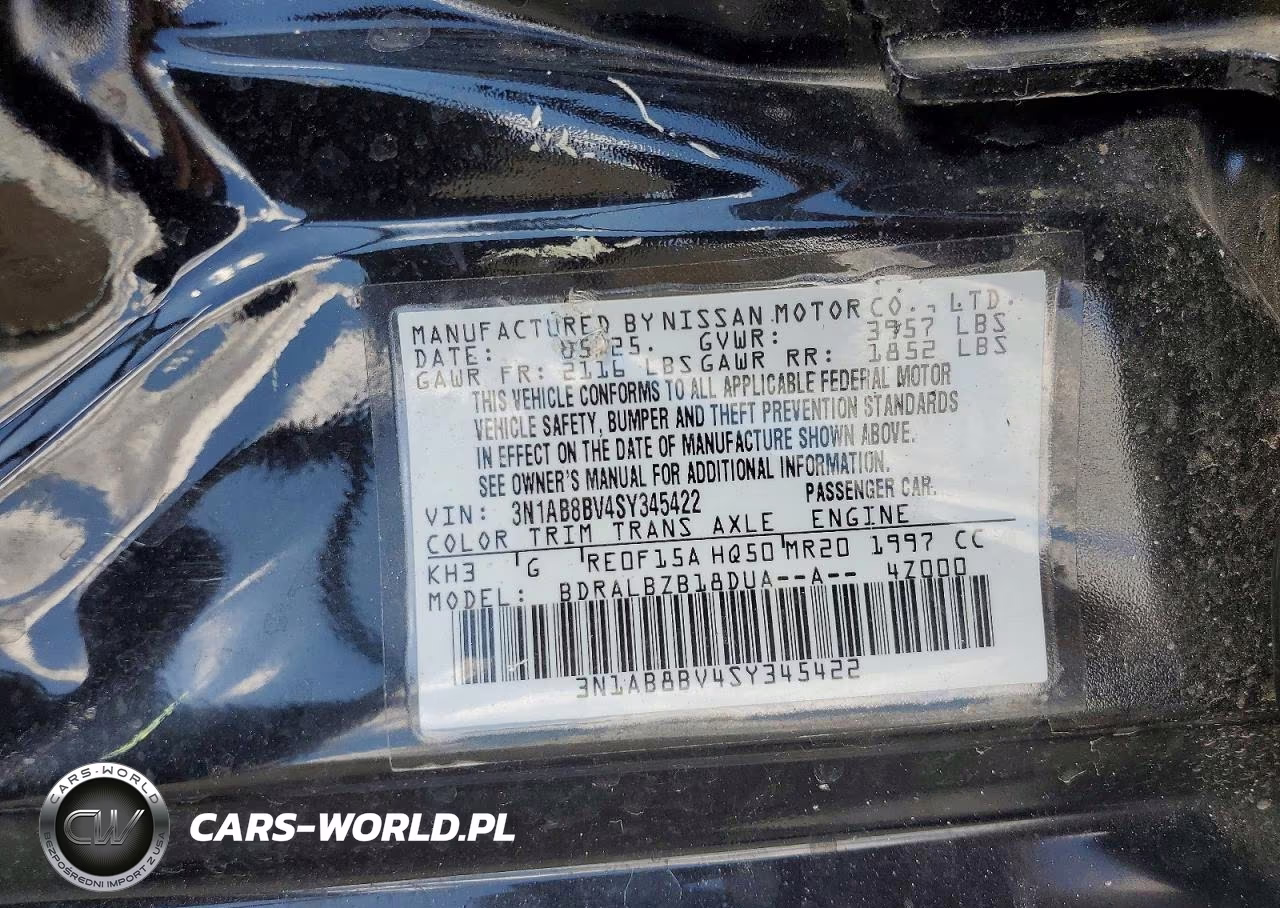 2025 Nissan Sentra S VIN:3N1AB8BV4SY345422 - 12