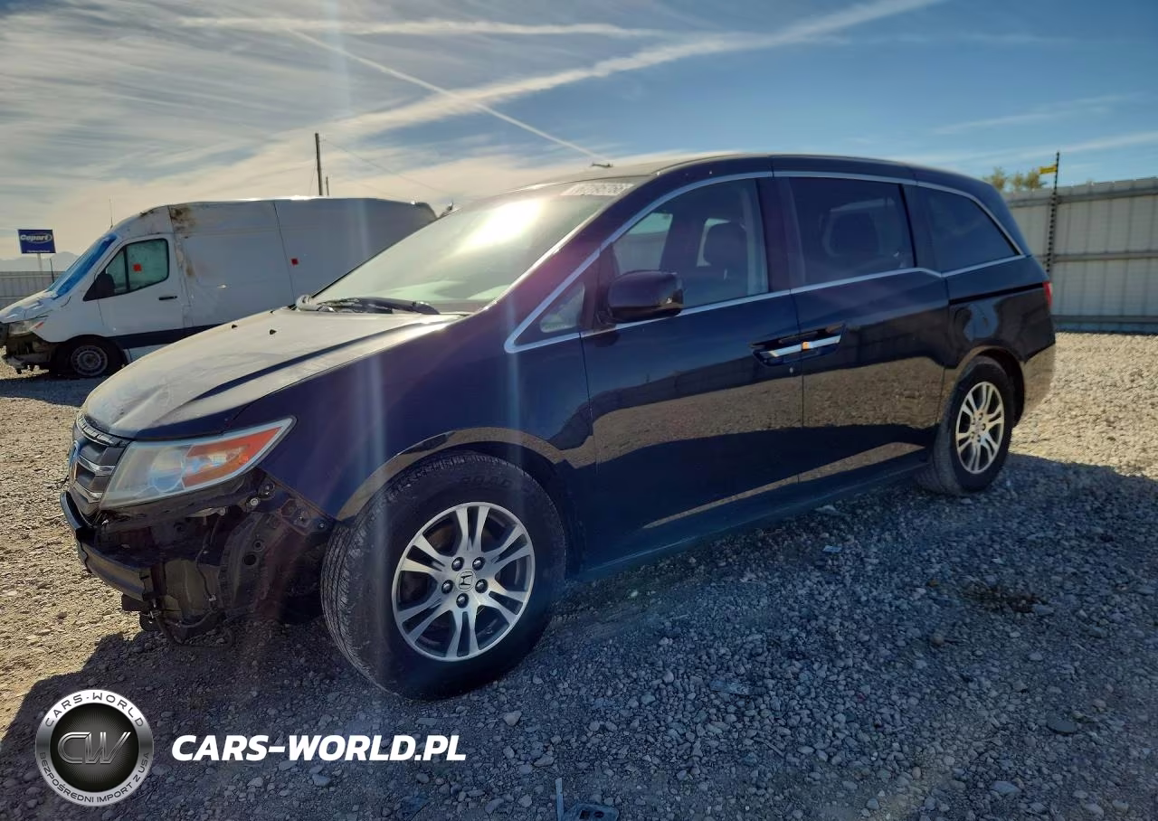 2013 Honda Odyssey Exl VIN:5FNRL5H62DB075066 - 1
