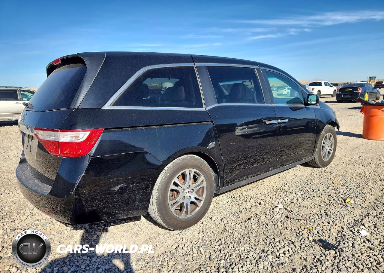 2013 Honda Odyssey Exl VIN:5FNRL5H62DB075066 - 3