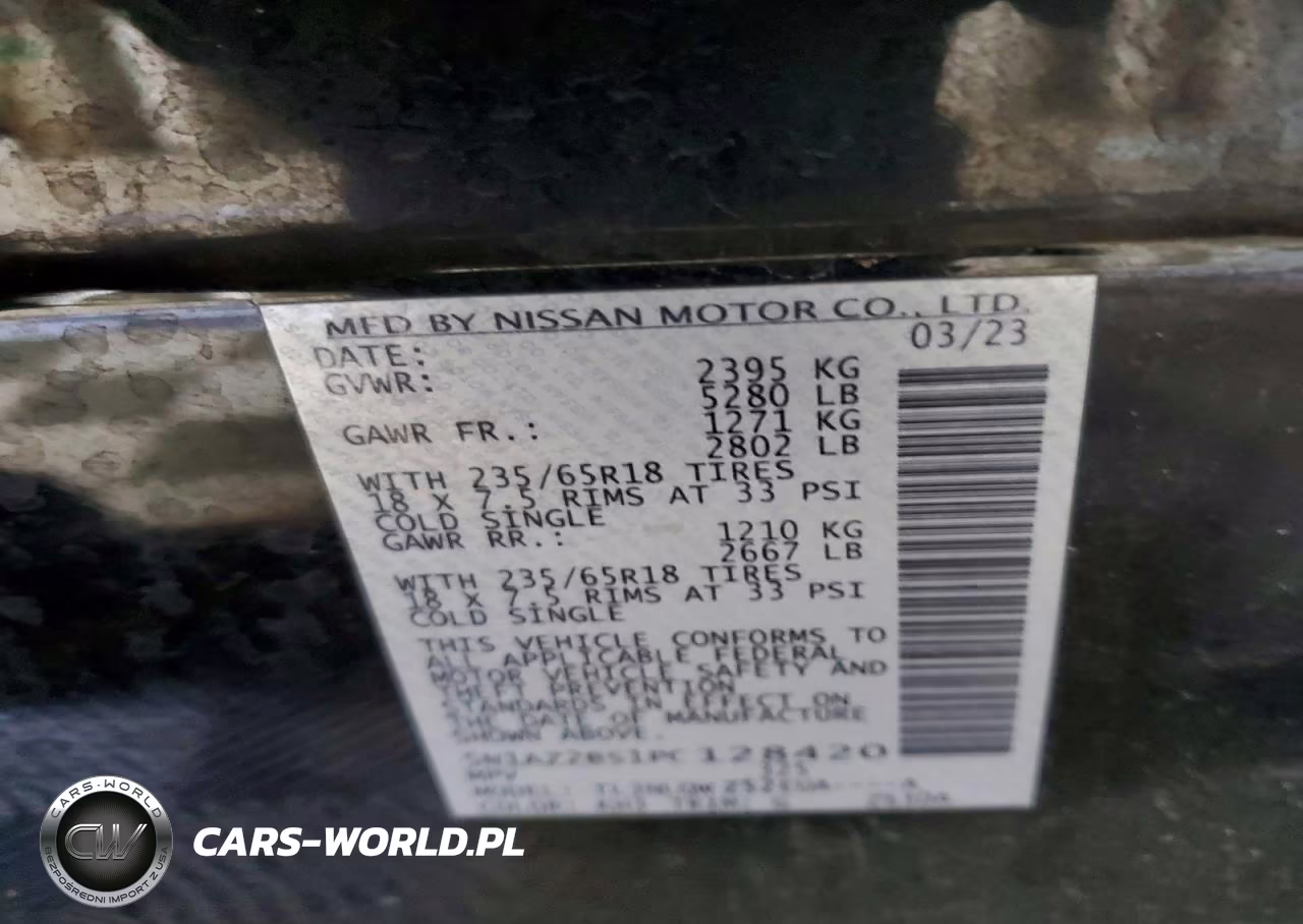 2023 Nissan Murano Sv VIN:5N1AZ2BS1PC128420 - 14
