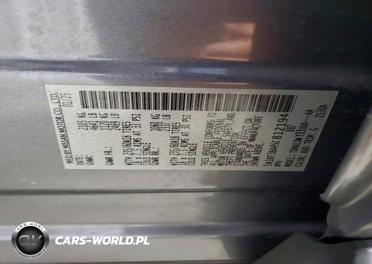 2025 Nissan Rogue Sv VIN:5N1BT3BA4SC812194 - 14
