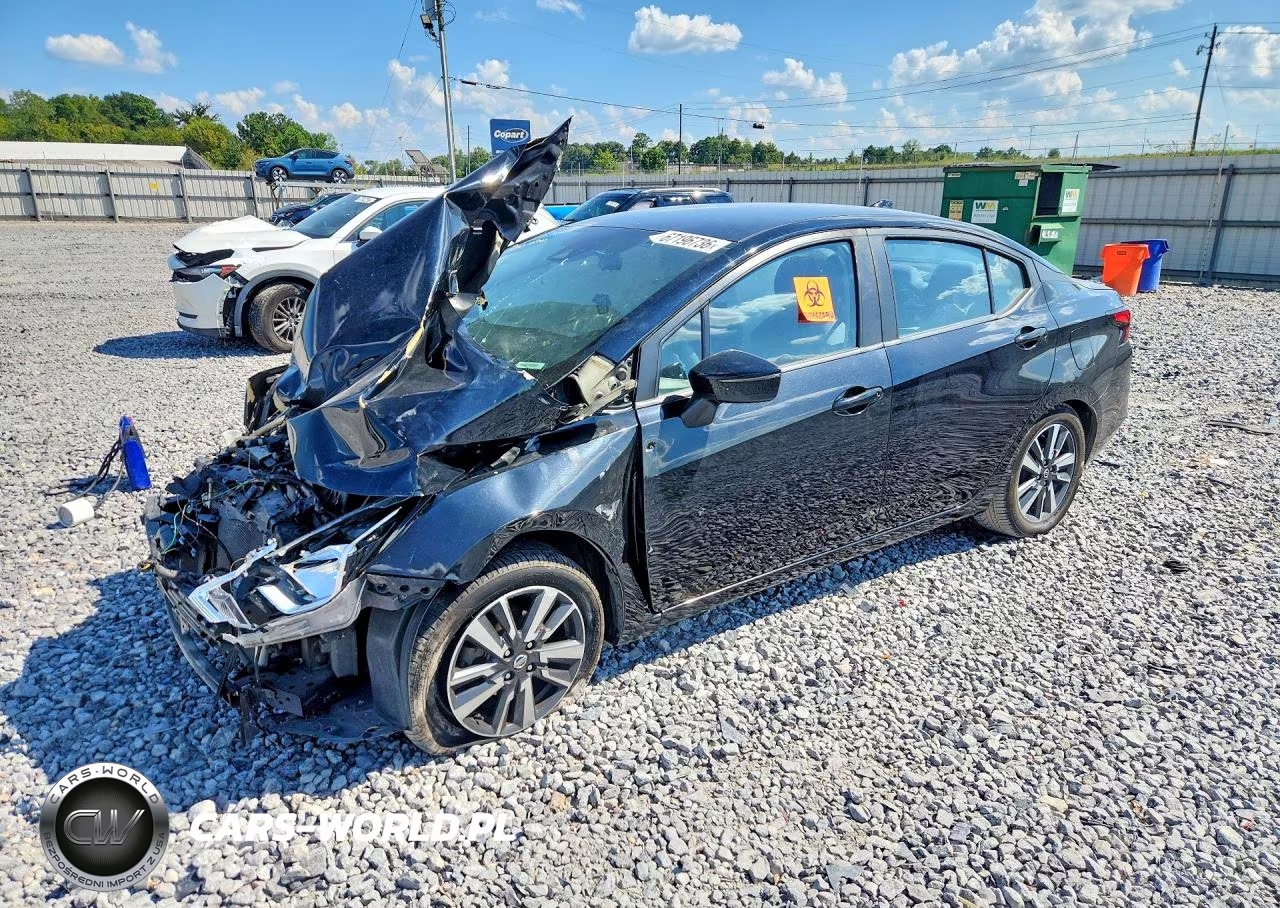 2021 Nissan Versa Sv VIN:3N1CN8EV4ML833961 - 1