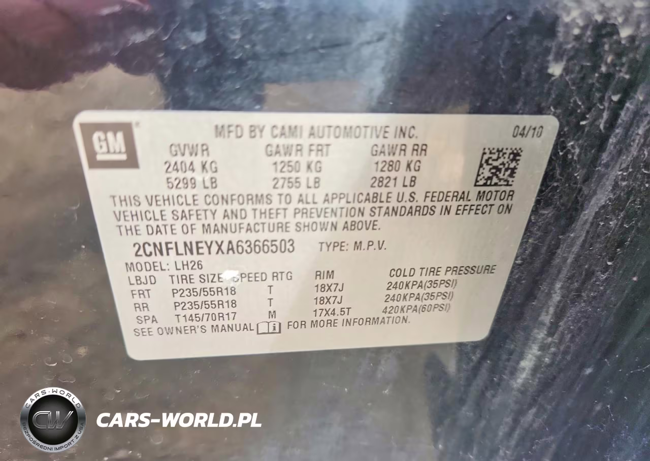 2010 Chevrolet Equinox Lt VIN:2CNFLNEYXA6366503 - 13