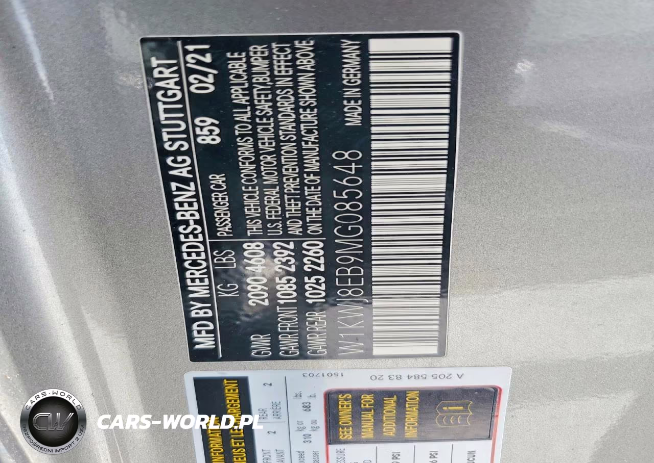 2021 Mercedes-Benz C 300 4Matic VIN:W1KWJ8EB9MG085648 - 13