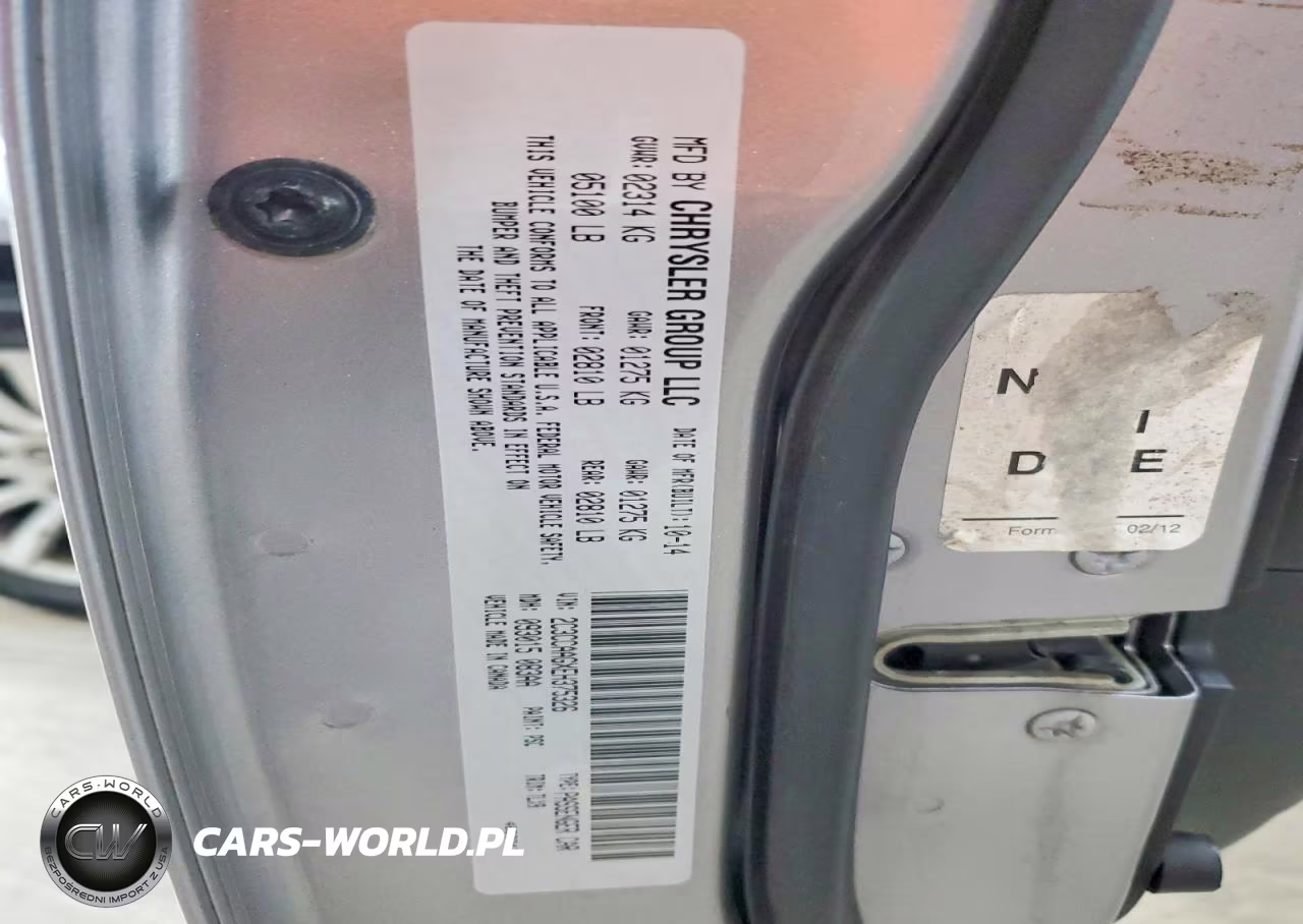 2014 Chrysler 300 VIN:2C3CCAAGXEH375326 - 13
