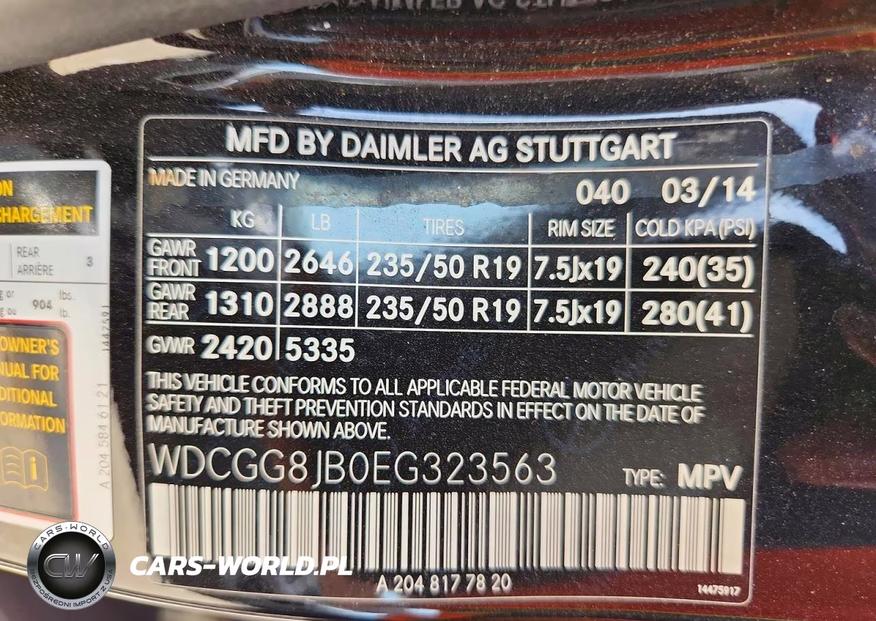 2014 Mercedes-Benz Glk 350 4Matic VIN:WDCGG8JB0EG323563 - 12