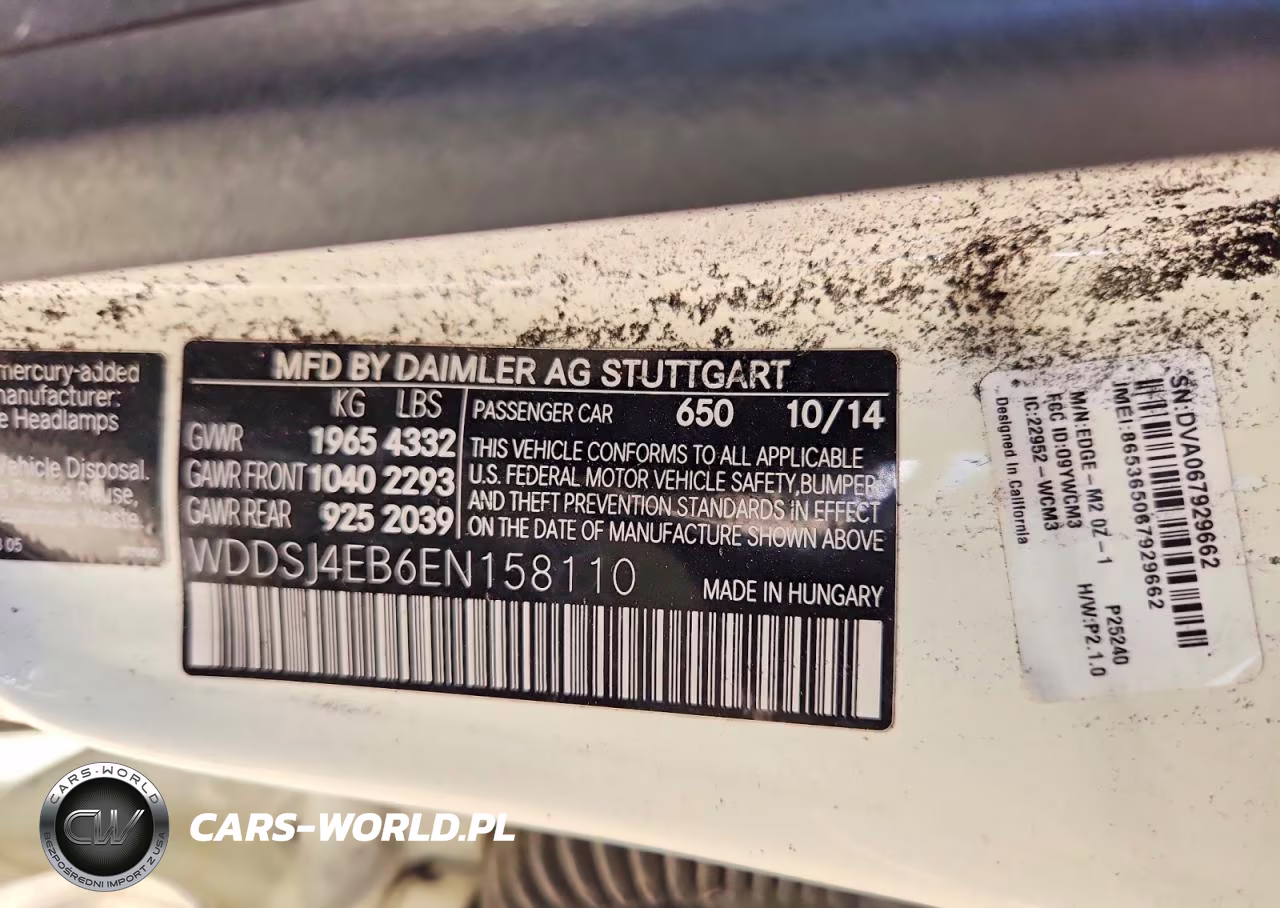 2014 Mercedes-Benz Cla 250 VIN:WDDSJ4EB6EN158110 - 12
