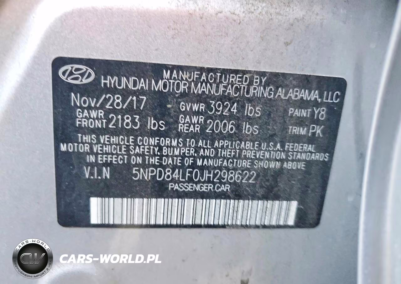 2018 Hyundai Elantra Sel VIN:5NPD84LF0JH298622 - 13