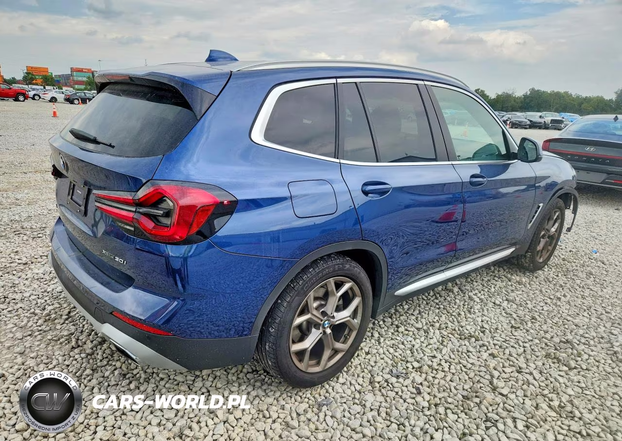 2022 BMW X3 xDrive30I VIN:5UX53DP04N9M92169 - 3
