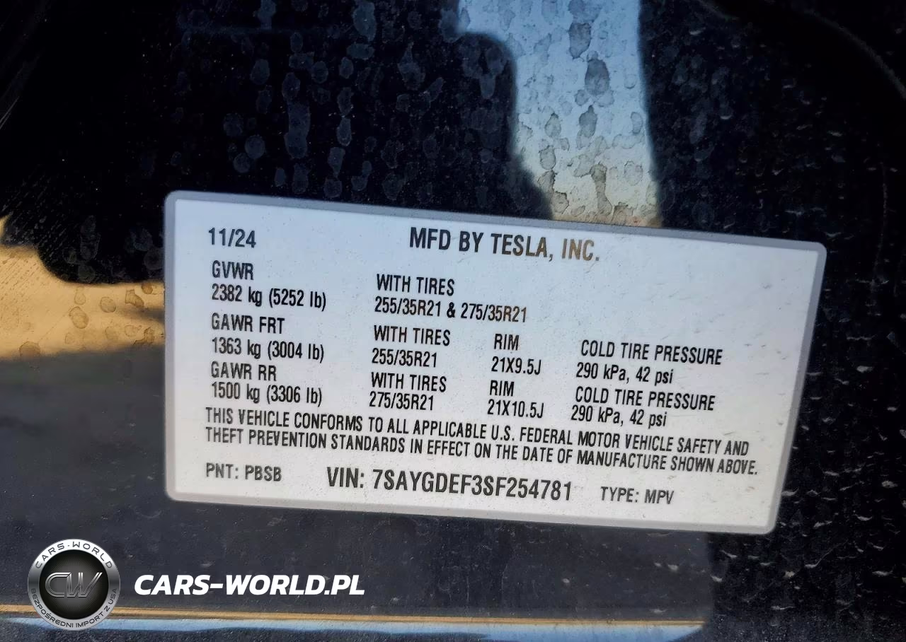 2025 Tesla Model Y VIN:7SAYGDEF3SF254781 - 13