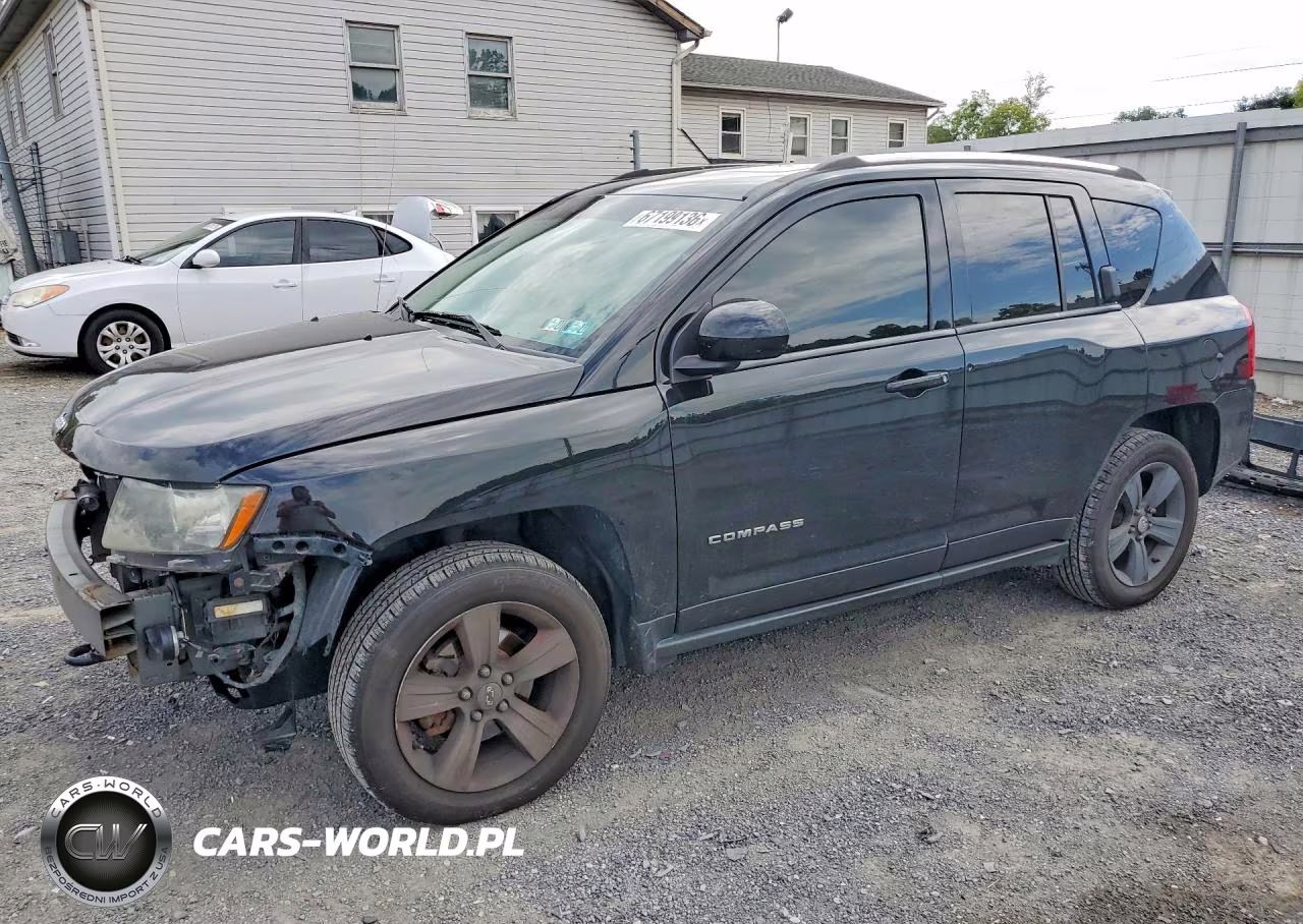 2014 Jeep Compass Latitude VIN:1C4NJDEBXED734889 - 1