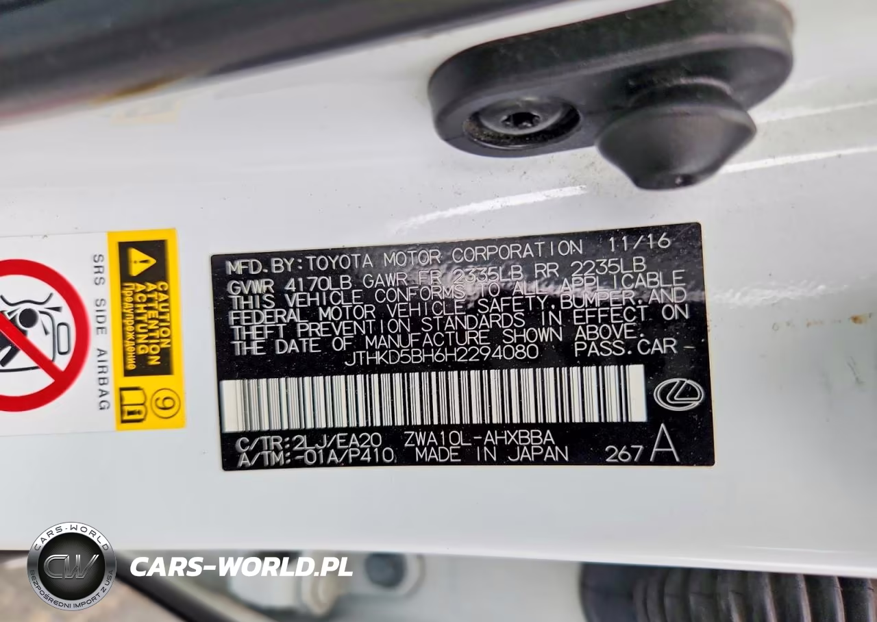2017 Lexus Ct 200 VIN:JTHKD5BH6H2294080 - 13