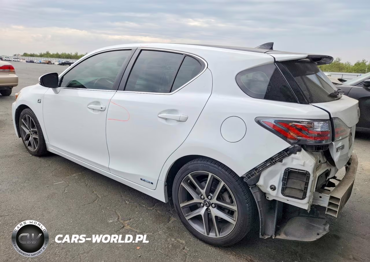 2017 Lexus Ct 200 VIN:JTHKD5BH6H2294080 - 2