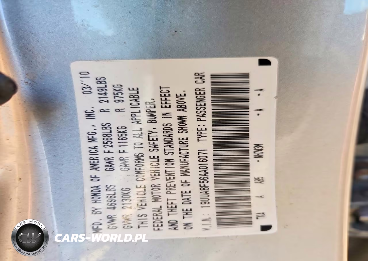 2010 Acura Tl VIN:19UUA8F56AA016071 - 13