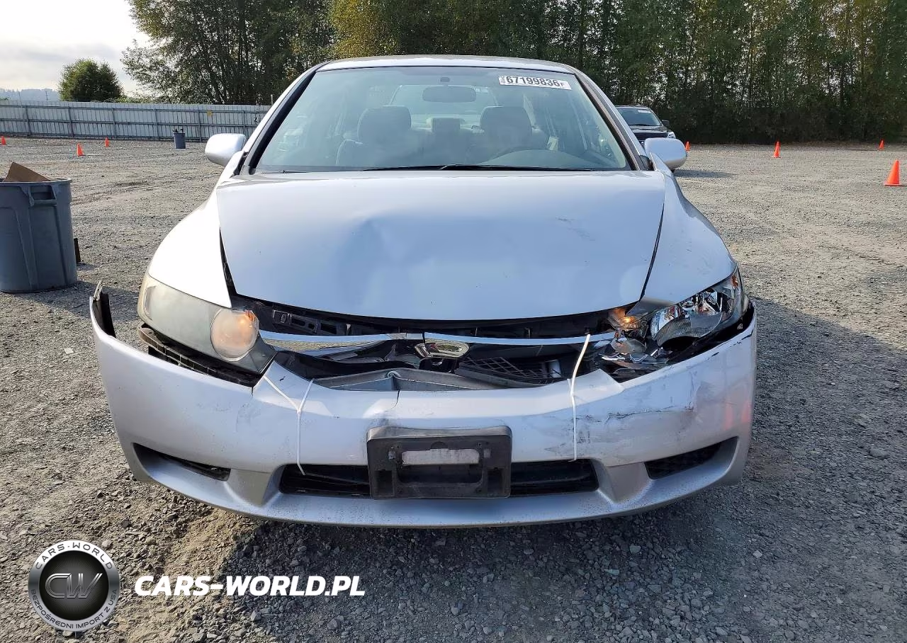 2011 Honda Civic Lx VIN:2HGFA1F54BH529077 - 5