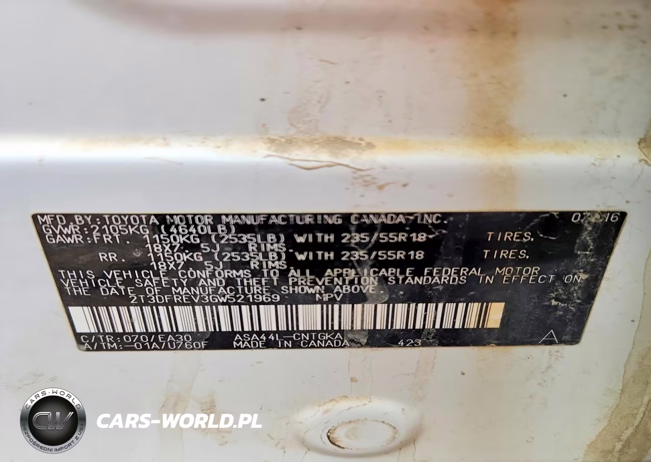 2016 Toyota Rav4 Limited VIN:2T3DFREV3GW521969 - 12