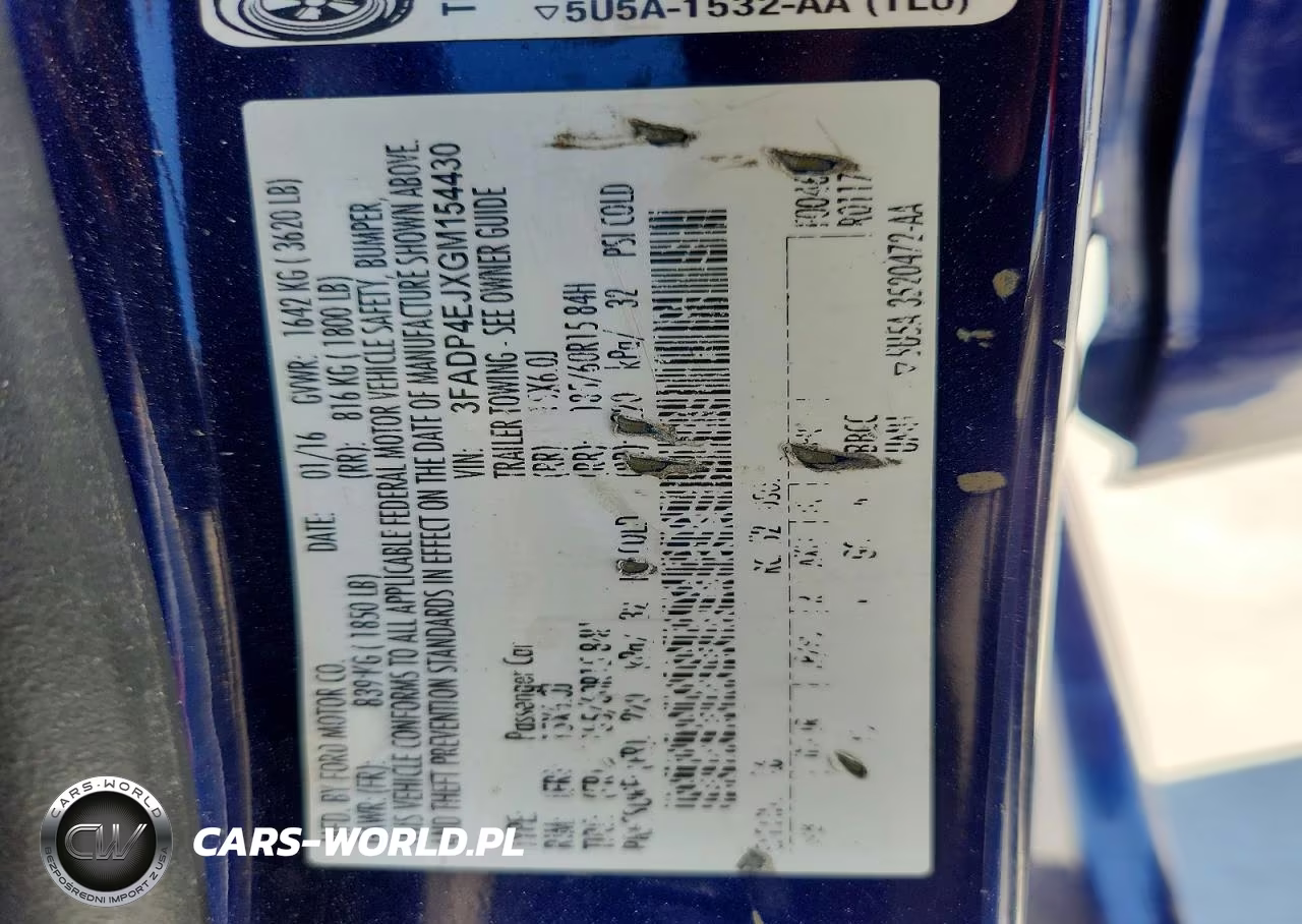 2016 Ford Fiesta Se VIN:3FADP4EJXGM154430 - 13