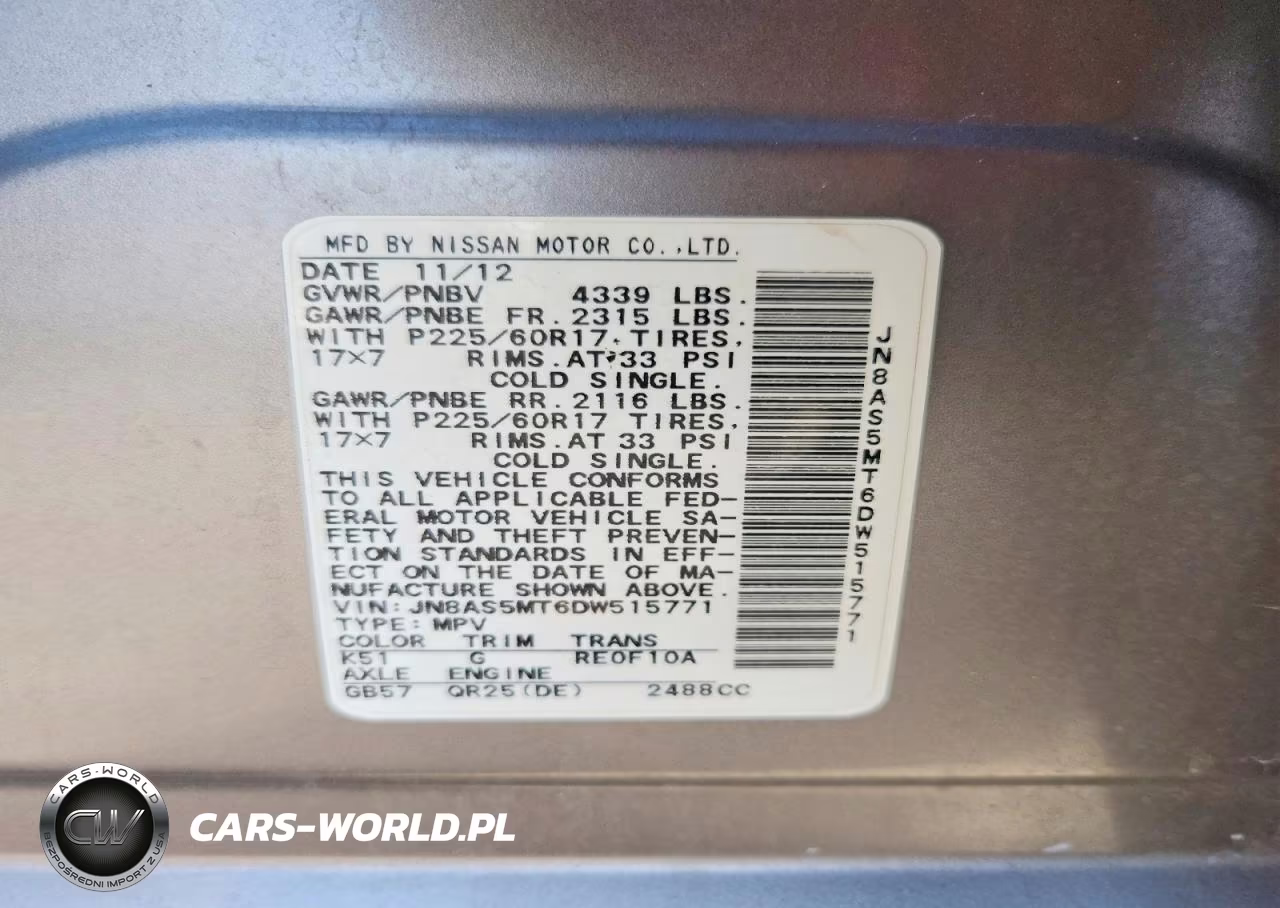 2013 Nissan Rogue S VIN:JN8AS5MT6DW515771 - 13