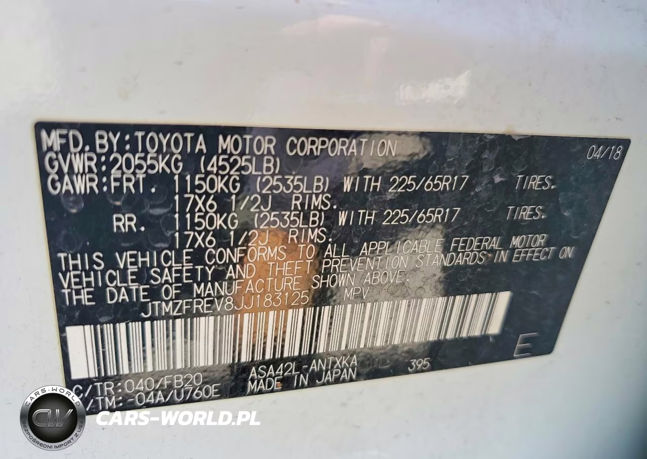 2018 Toyota Rav4 Le VIN:JTMZFREV8JJ183125 - 13