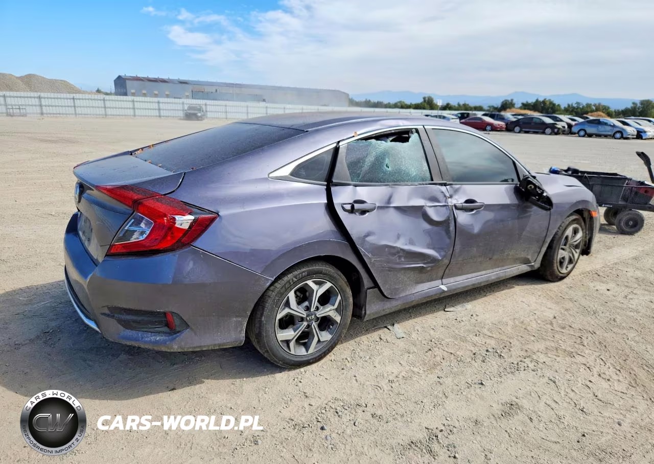2020 Honda Civic Lx VIN:19XFC2F6XLE216605 - 3