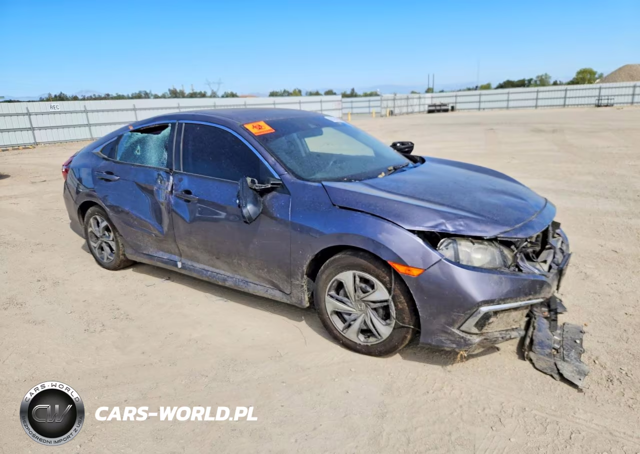 2020 Honda Civic Lx VIN:19XFC2F6XLE216605 - 4