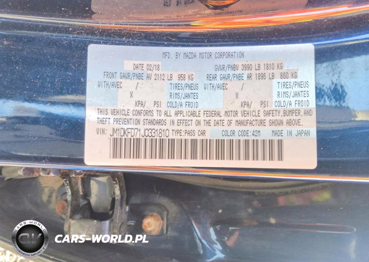 2018 Mazda Cx-3 Grand Touring VIN:JM1DKFD71J0331810 - 12