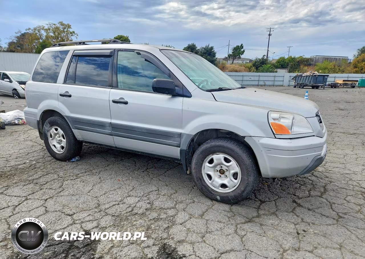 2004 Honda Pilot Lx VIN:2HKYF18184H616932 - 4